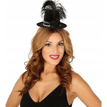 Klobouk KLOBOUK S PÉREM STYL 20. LÉTA RETRO