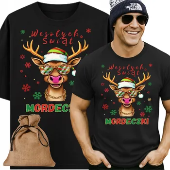 Dárek na Mikuláše Tričko Vánoční pod vánoční stromeček Sob Mordičky 3XL