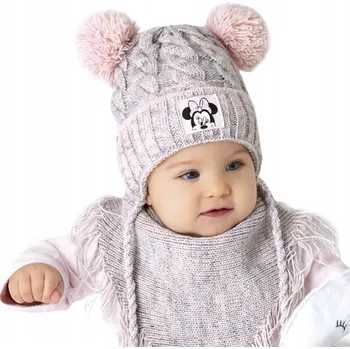 Čepice TEPLÁ ZIMNÍ SADA ČEPICE + ŠÁLA VEL 44 50