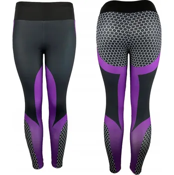 Dámské legíny SPORTOVNÍ LEGÍNY NA CVIČENÍ JÓGY S VYSOKÝM PASEM VELIKOST L