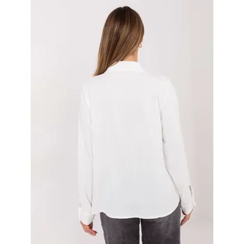 Dámská halenka Bílá halenka s uzlem Factory Price bílá | šedá 3485455