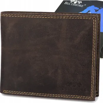 Peněženka Beltimore peněženka přírodní kůže hnědá - muž