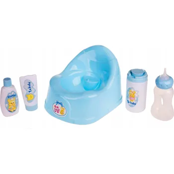 Doplněk pro panenku Hipo Nočník pro panenky s příslušenstvím, 5 dílů 11876