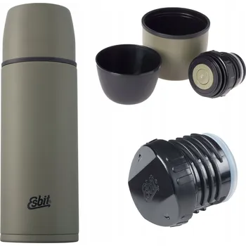 Termoska Termoska Esbit Olive Vacuum Flask 1 l zelený