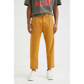 Pánské kalhoty DESIGUAL HOŘČICOVÉ CHINOS KALHOTY (34)