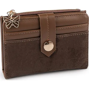 Peněženka Dámská peněženka 9x12,5 cm, střední, 4 hnědá