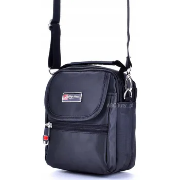 Černá MALÁ Pánská Taška SASZETKA přes rameno Sportovní Brašna PŘES RAMENO