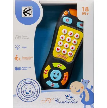 Hračka pro nejmenší Interaktivní edukativní dálkové ovládání TV pro batole