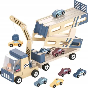 autíčko Přepravník aut a závodní dráha Topbright