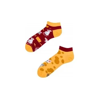 Pánské ponožky Many Mornings Ponožky Mouse and Cheese Low vícebarevné, velikost 43-46