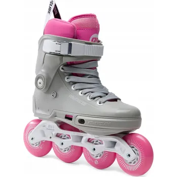Kolečkové brusle Kolečkové Brusle Powerslide Next SL Pink 80 Trinity, šedo-růžové vel. 38-39