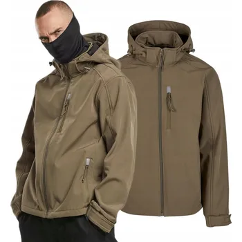 Pánská softshellová bunda Brandit pánská softshellová bunda s kapucí Softshell Hurricane, velikost XXL