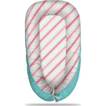 Hnízdečko pro miminko Sablio Hnízdečko pro miminko Čtyřbarevné pruhy
