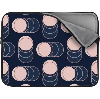 pouzdro na notebook Sablio Obal na notebook Kruhy a puntíky - 17"