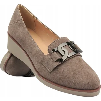 Dámské polobotky Dámské Polobotky na Klínku Lehké Khaki Potocki Módní Velikost 40