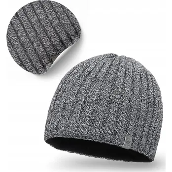 Čepice PaMaMi zimní čepice beanie šedá, univerzální velikost