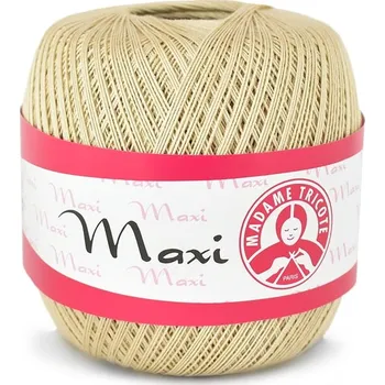 Příze Háčkovací Příze MAXI MADAME TRICOTE 100g 4660 studená béžová