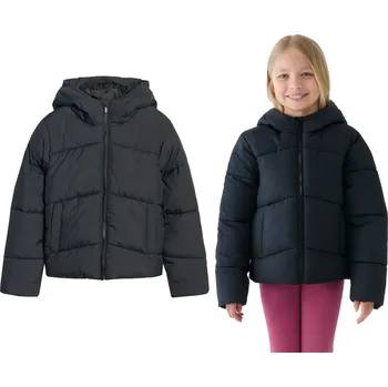 Dívčí bunda DÍVČÍ ZIMNÍ BUNDA 4F S VÝPLNÍ ZE SYNTETICKÉHO PEŘÍ TDJAF615 146