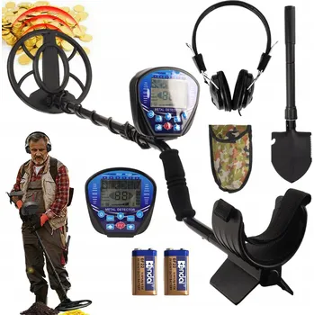 Detektor kovů DETEKTOR KOVŮ PRO DĚTI LCD DISPLEJ VYSOKÁ CITLIVOST DÁREK PRO DĚTI