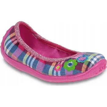 Dívčí bačkory Befado balerínky textilní, velikost 29