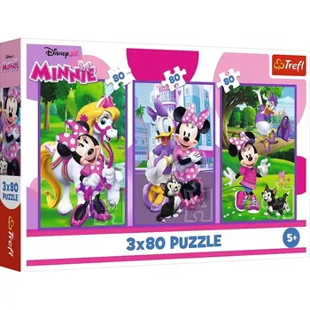 Puzzle 3x80 Minnie a TREFL PUZZLE