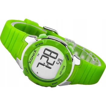 Hodinky Sportovní hodinky zelené pro dívky, elektronické, antialergenní