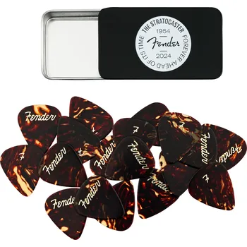 Příslušenství pro strunný nástroj Fender 70th Anniversary Pick Tin + prodloužená záruka 3 roky