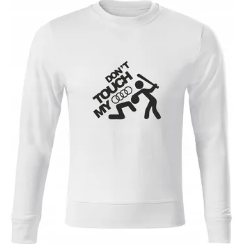 Chlapecká mikina Dětská mikina JHK polyester bílá, velikost 128