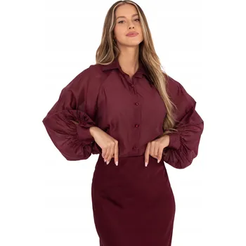 Dámská košile Klasická Dámská Průhledná Košile Elegantní S Límcem