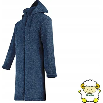 KRYSTA dámský kabát modrý s kapucí PŁ-GN velikost XS