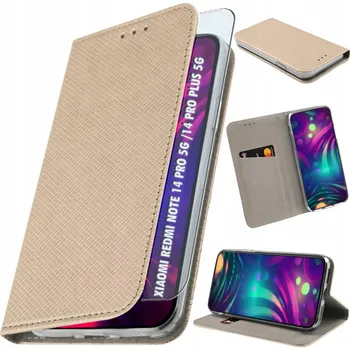 Pouzdro na mobilní telefon Flipové pouzdro pro Xiaomi Redmi Note 14 Pro + Sklo – Pouzdro