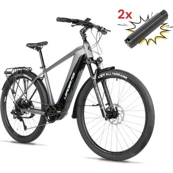 Elektrokolo Leader Fox Barnet 20 Ah 28" pánské šedá 2025 22,5" + baterie ZDARMA