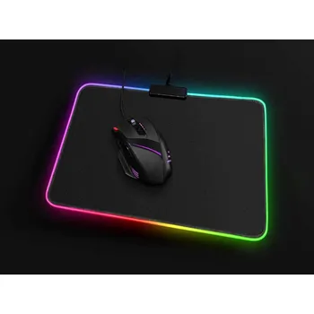 Podložka pod myš dobirkov.cz Podsvícená LED herní podložka pod myš 35x25, podložka pod myš
