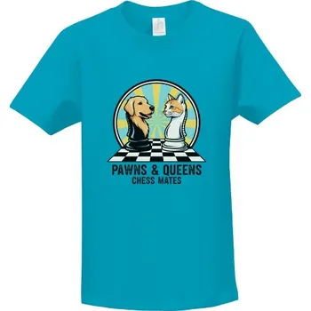 Dívčí tričko Tričko s potiskem Šachoví kamarádi dětské