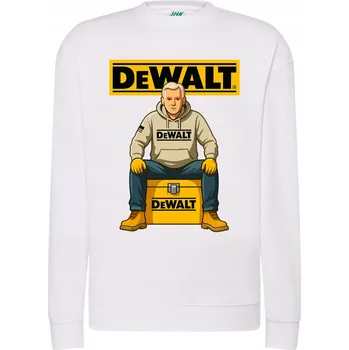 Pánská mikina Pánská Mikina s potiskem DEWALT Konstrukce HIT Super do práce 3XL