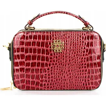 Kabelka Monnari červená eko kůže taška kabelka přes rameno