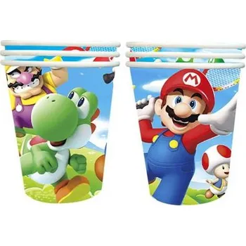 Papírové kelímky 10ks Mario - Cakesicq | Cukrářské potřeby