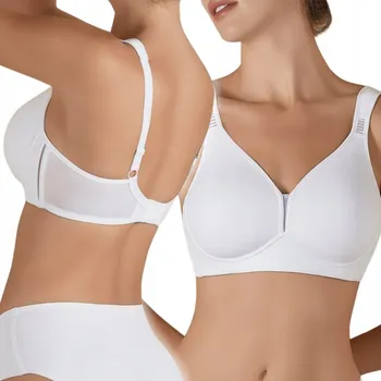 Dámské spodní prádlo Selene podprsenka měkká bílá Eloisa Podprsenka Bez Kostic velikost 75D