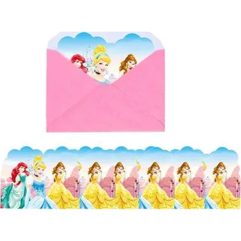 Pozvánka na narozeniny 10ks princezny - Cakesicq | Cukrářské potřeby