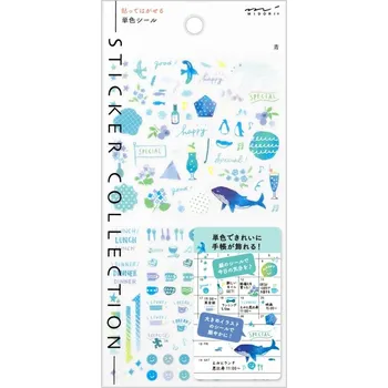 samolepka Samolepky do plánovače - modré