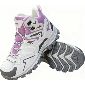 Dámská treková obuv MÓDNÍ DÁMSKÉ TREKOVÉ BOTY HORSKÉ TURISTICKÉ SPORTOVNÍ FIALOVÉ