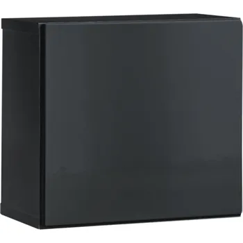 Komoda Závěsná skříňka grafit lesk SWITCH 30 cm