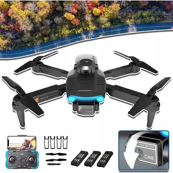 Dron MINI DRON F10 SKLÁDACÍ KAMERA OTOČENÍ 360 WIFI VZNÁŠENÍ HRAČKA BATERIE DÁREK