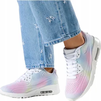 Dámské tenisky Dámské Vícebarevné Tenisky Sportovní Obuv Na Klínku Šněrovací vel. 39