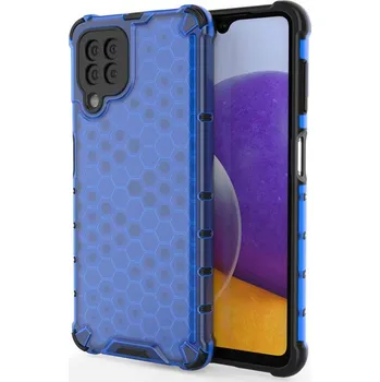 Pouzdro na mobilní telefon Zadní Kryt pro Samsung Galaxy A22, modré geometrické pouzdro na telefon