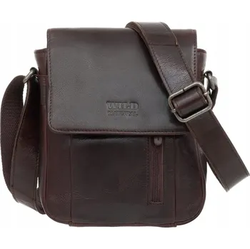 Kabelka Wild Natural kabelka z pravé lícové kůže hnědá