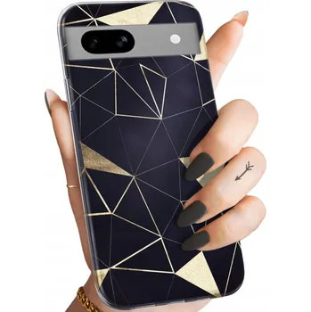 Pouzdro na mobilní telefon Zadní Kryt Hello Case pro Google Pixel 8a zlatý