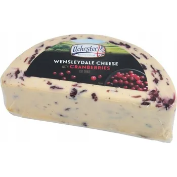 BRITSKÝ SÝR WENSLEYDALE S BRUSINKAMI cca 200 g