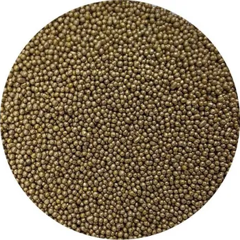 Přisada na vaření a pečení Cukrové perličky metalické tmavě zlaté 2mm 80g - I LOVE CAKES | Skvělé pro Váš domácí dort