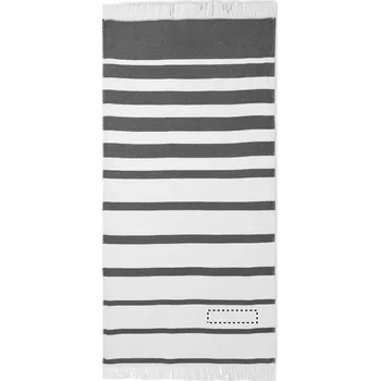 Ručník Ručník SEAQUAL® hammam 70x140 450 TOWEL CORNER, 50x200mm Výšivka, 2 barvy